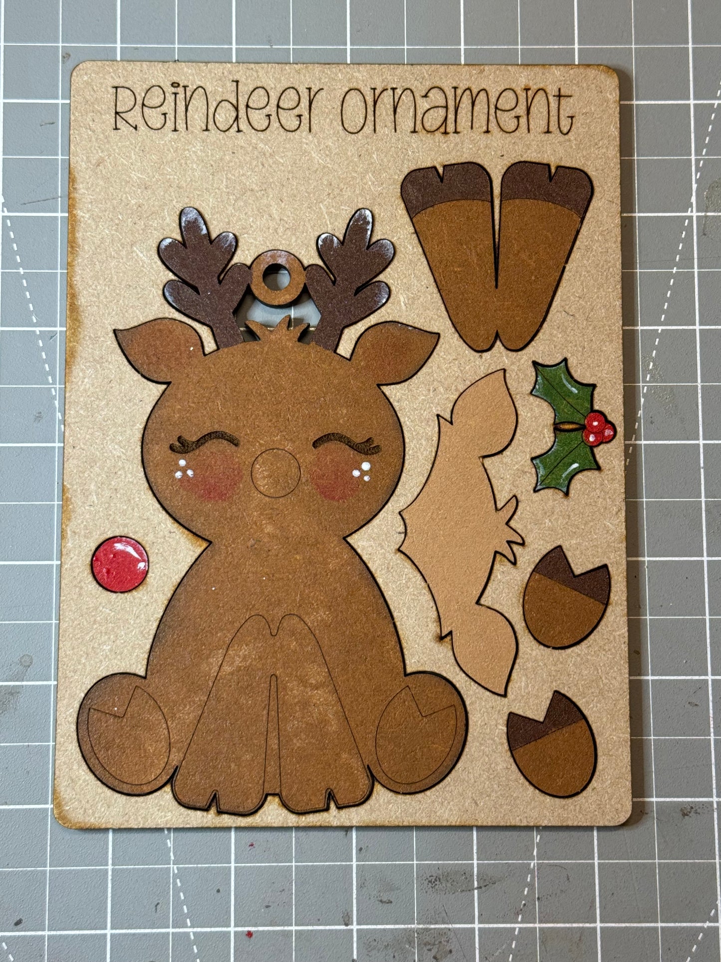 Paint Your Own Reindeer Ornament