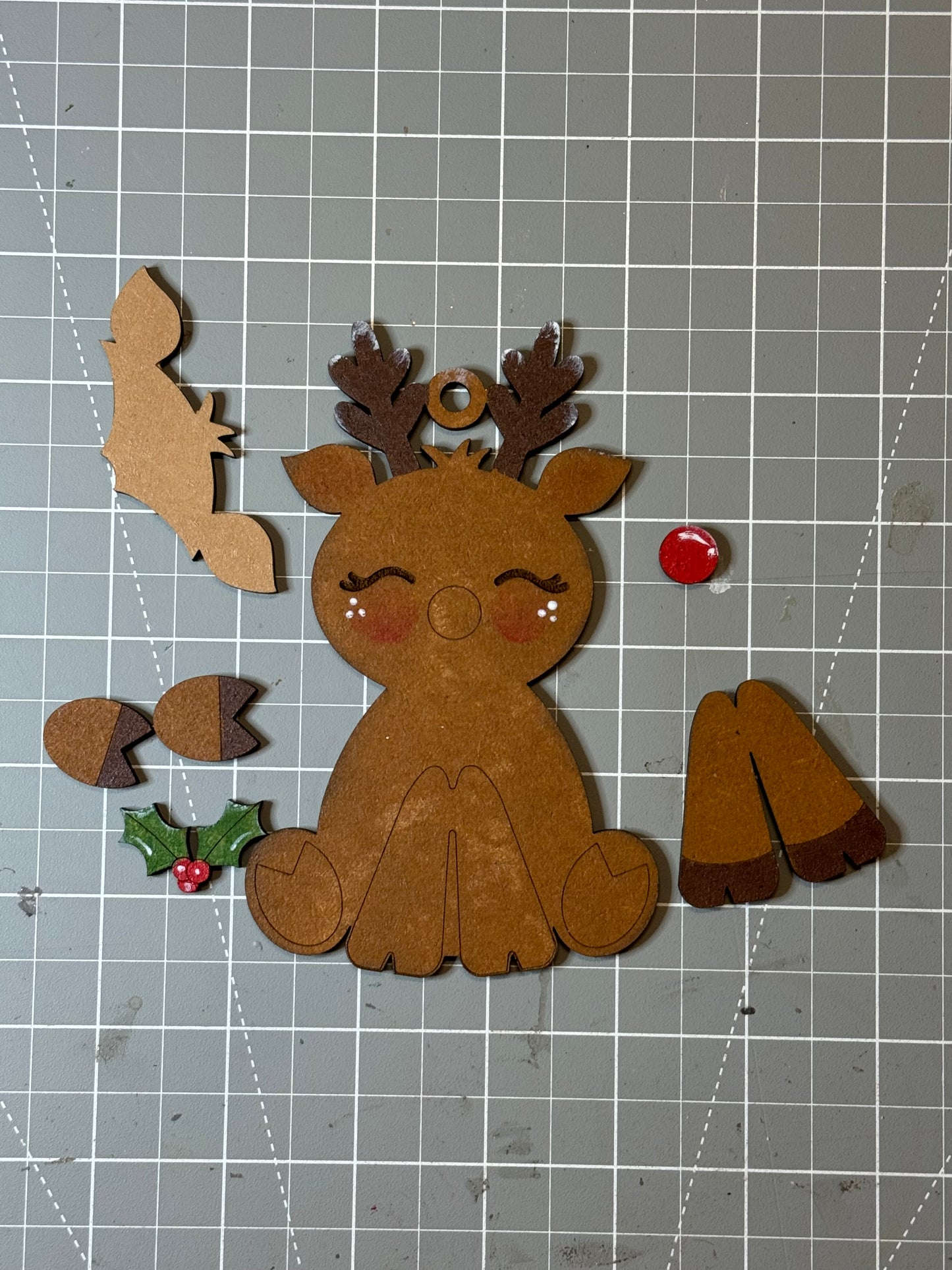 Paint Your Own Reindeer Ornament