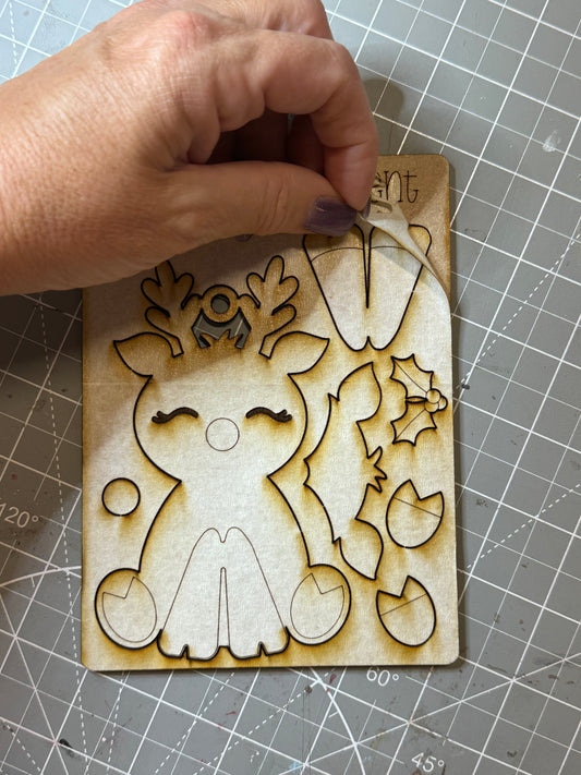 Paint Your Own Reindeer Ornament