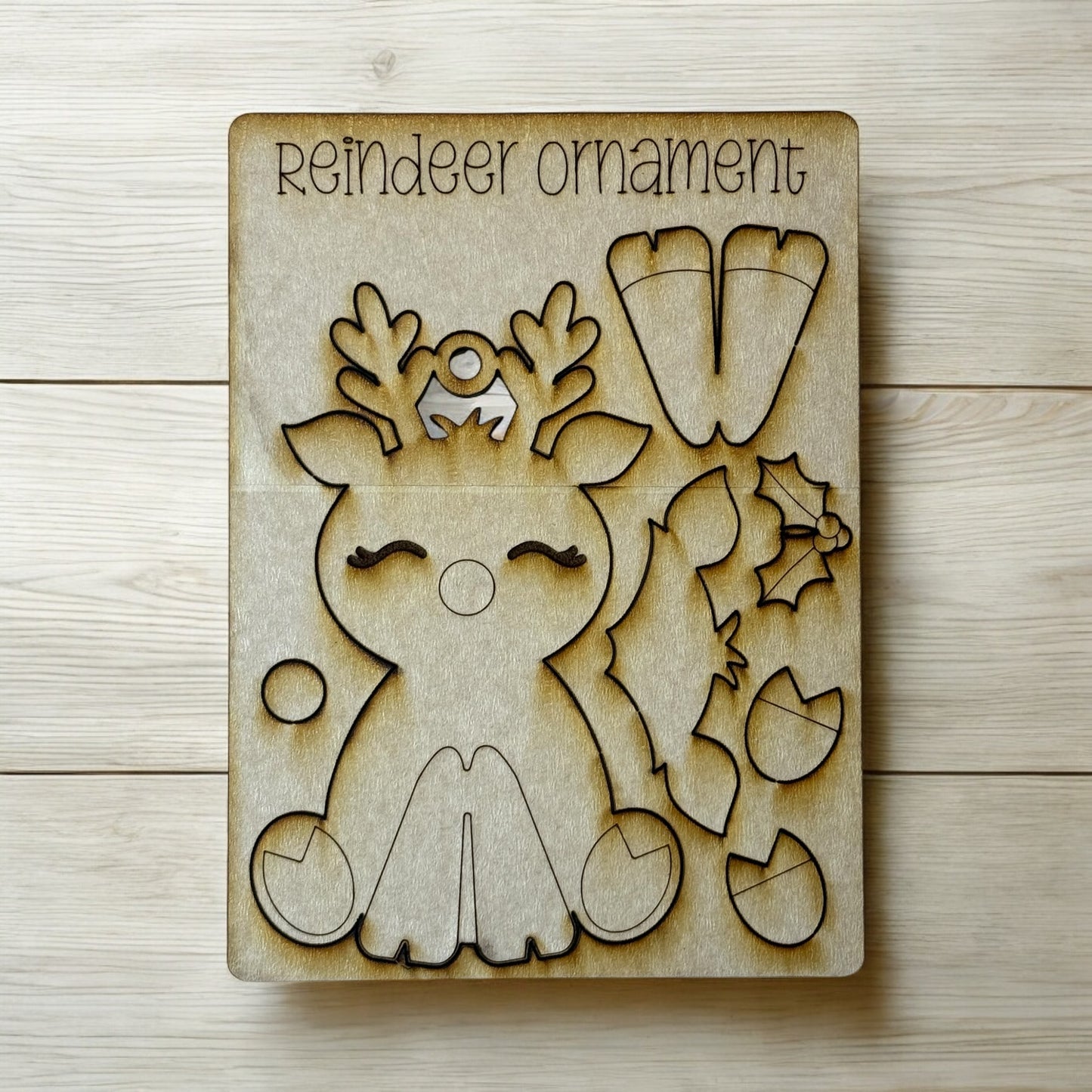 Paint Your Own Reindeer Ornament
