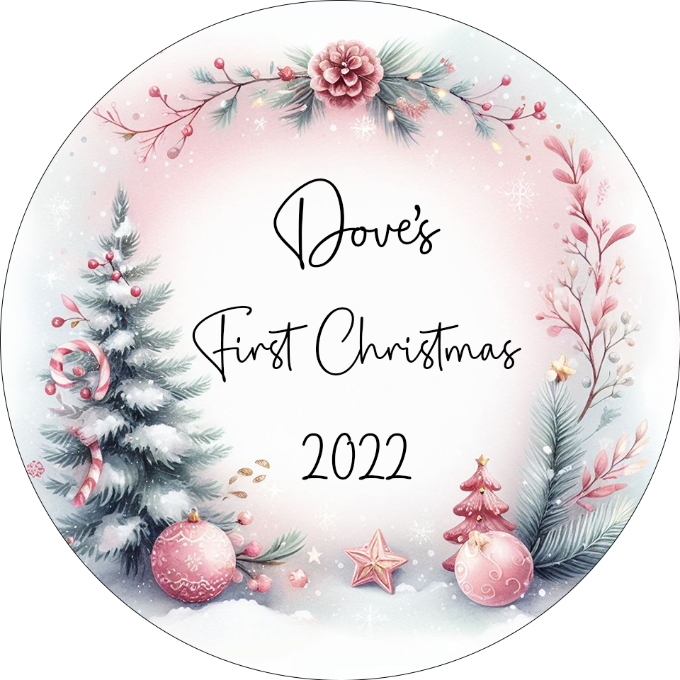 Ceramic Babys 1st Christmas Ornament