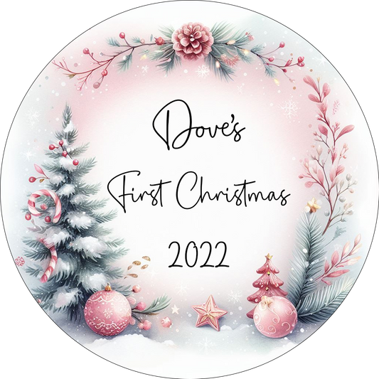 Ceramic Babys 1st Christmas Ornament