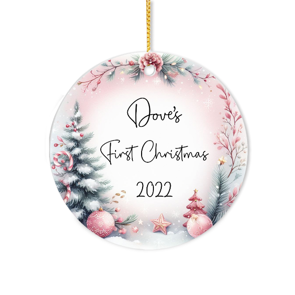 Ceramic Babys 1st Christmas Ornament