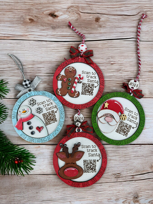 Santa Tracking Ornaments