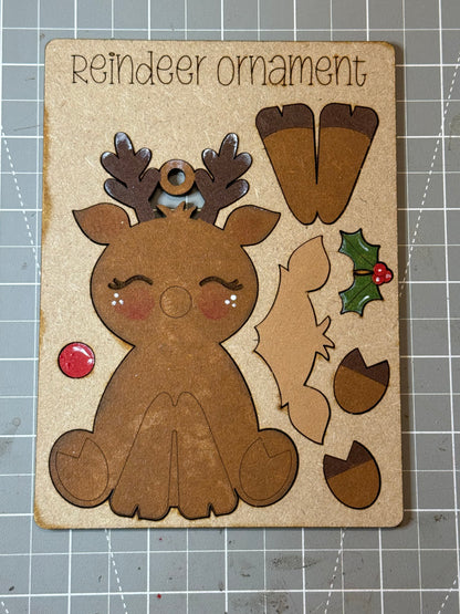 Paint Your Own Reindeer Ornament