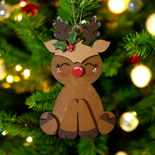 Paint Your Own Reindeer Ornament