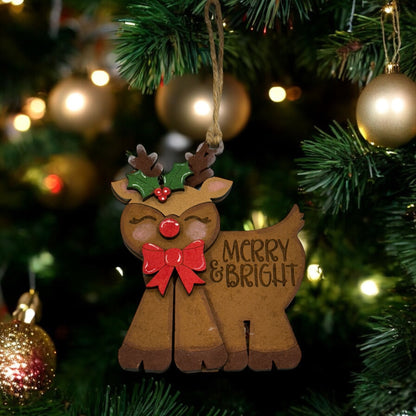 Paint Your Own Merry & Bright Reindeer