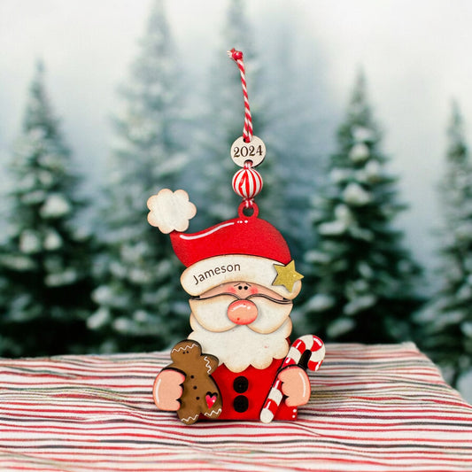 Santa Christmas Tree Ornament