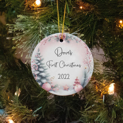 Ceramic Babys 1st Christmas Ornament